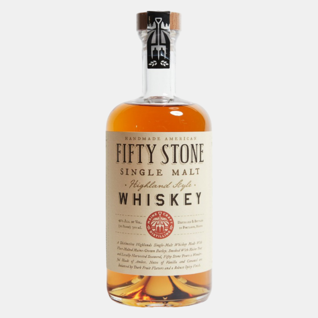 Maine Craft Fifty Stone Single Malt Whiskey 750ml