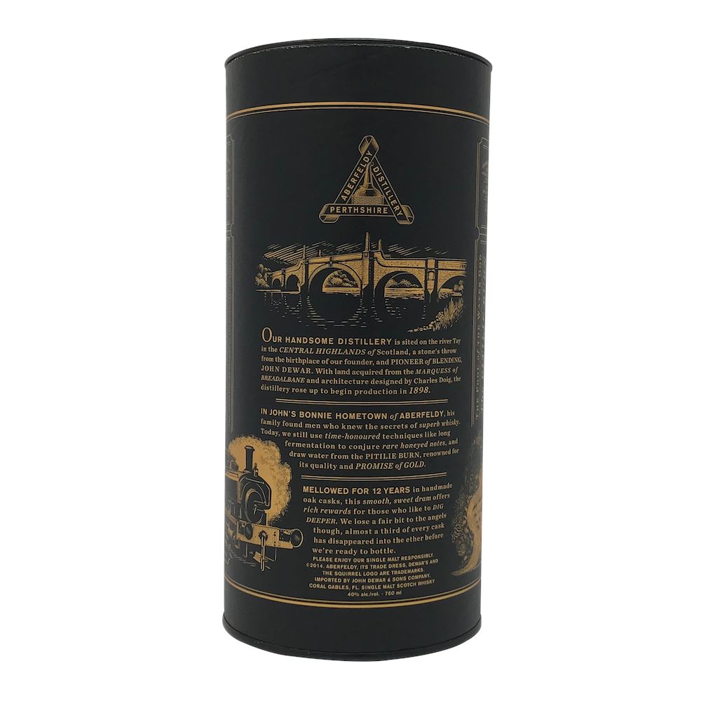 Aberfeldy 12 Year Old Highland Single Malt Scotch Whiskey