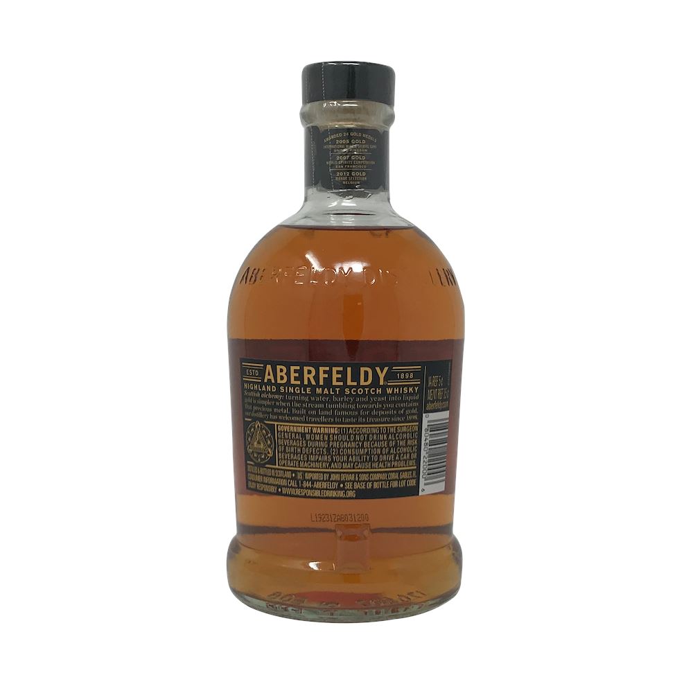 Aberfeldy 12 Year Old Highland Single Malt Scotch Whiskey