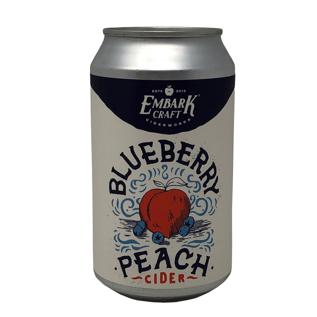 Embark Blueberry Peach cider SINGLE