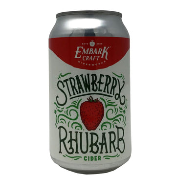 Embark Strawberry Rhubarb Cider Single