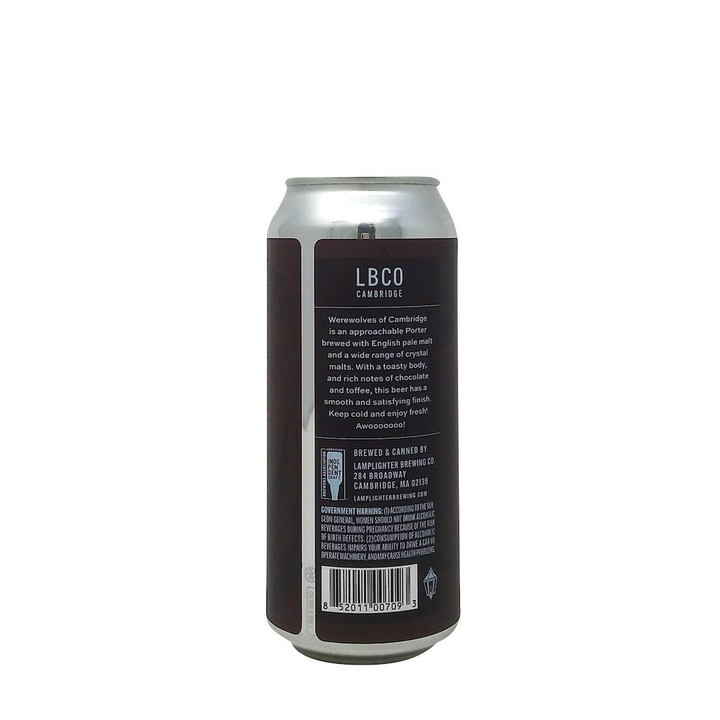 Lamplighter Brewing Werewolves of Cambridge Porter 4pk single
