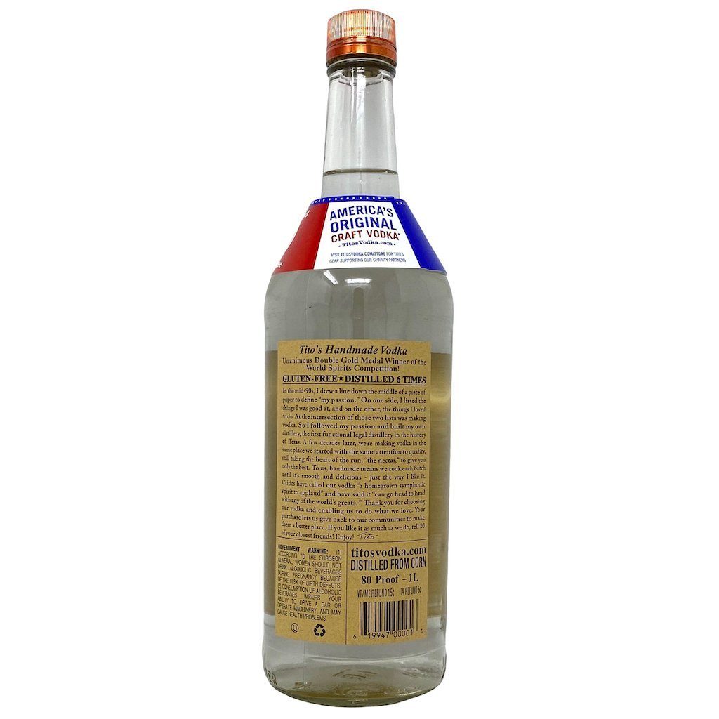 Tito's Handmade Vodka 1 Liter